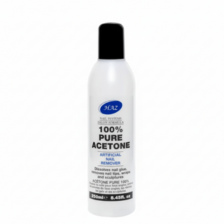 haz 100 percent pure acetone artificial nail remover professional strength gel and acrylic nail removal fast acting formula