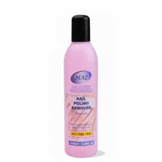 haz nail polish remover acetone free 250ml gentle nail polish remover non drying nail care solution soft formula removal