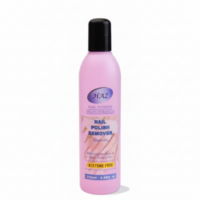 Haz Nail Polish Remover Acetone Free 250ml | Gentle Nail Care Solution