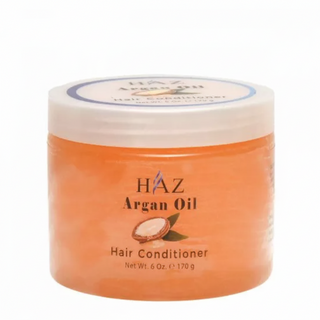 haz argan oil hair conditioner 170g smooth soft frizz free hair care moisturizing lightweight conditioner shine control