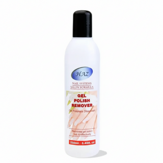 haz gel nail polish remover 250ml fast effective gel polish removal nail care solution quick dissolve formula