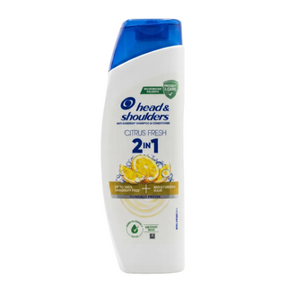 Head and Shoulders citrus fresh shampoo 250ml for clean fresh anti dandruff healthy hair care