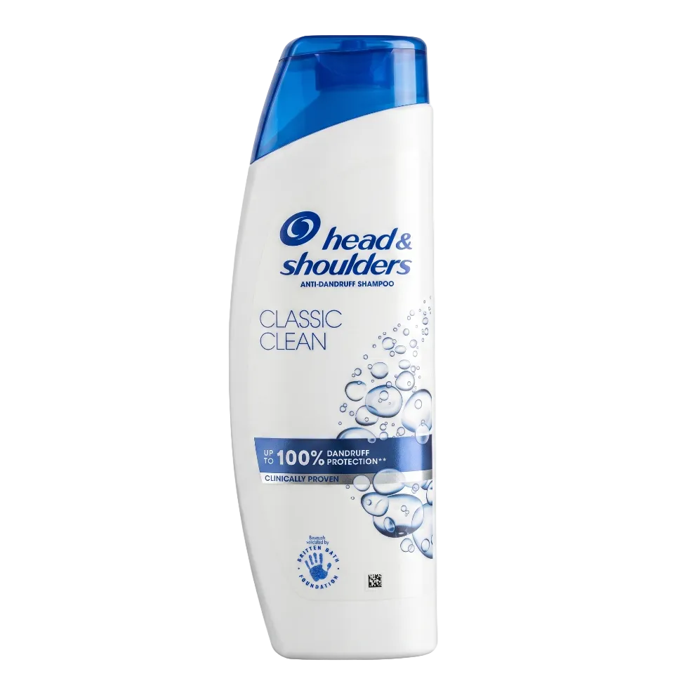 Head and Shoulders classic clean anti dandruff shampoo 250ml for clean fresh healthy scalp