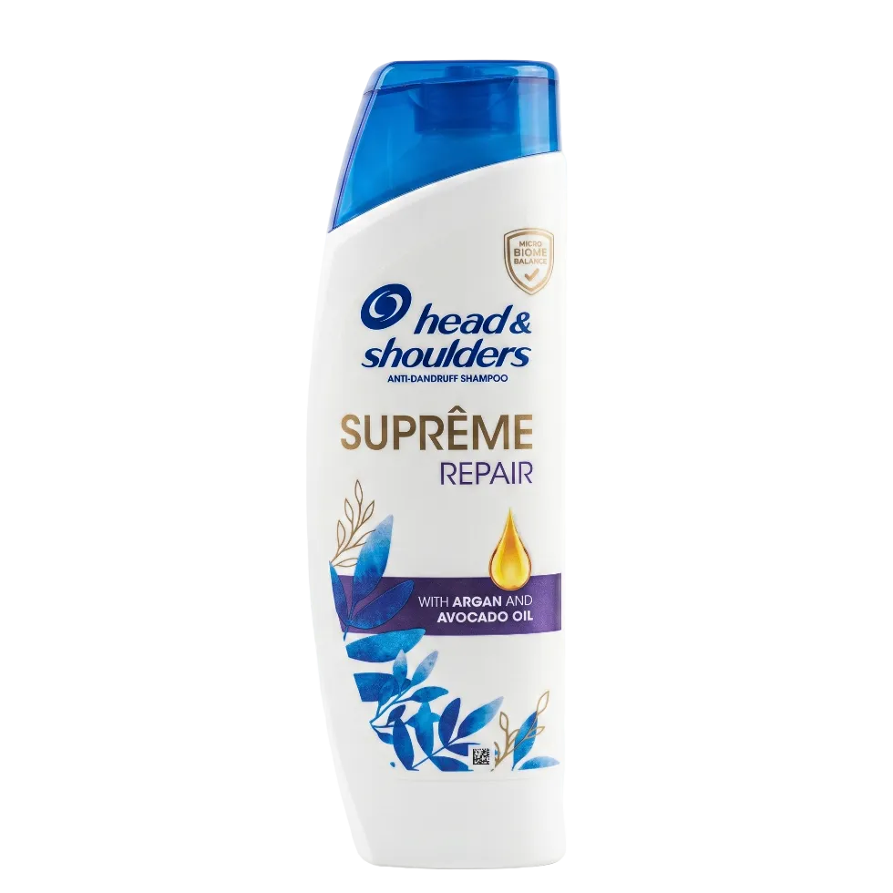 Head and Shoulders supreme repair shampoo 250ml for damaged hair anti dandruff care and smooth hair
