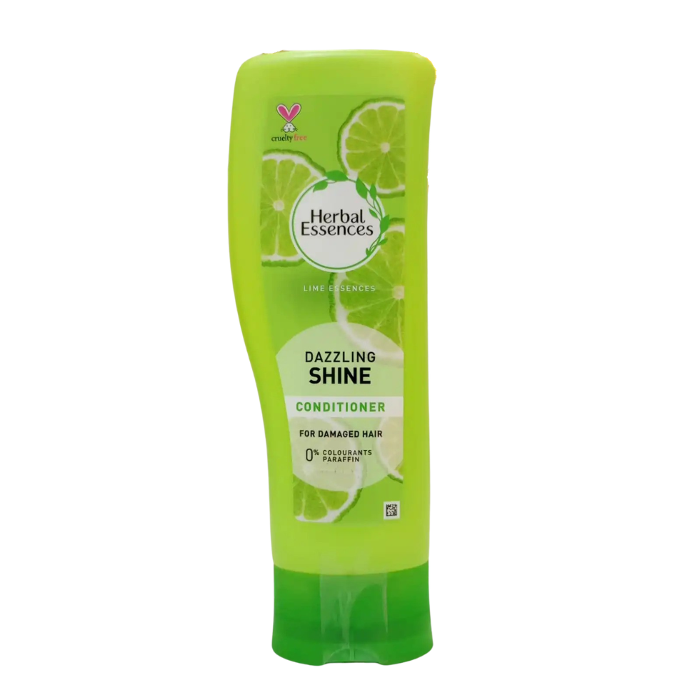 Herbal Essences dazzling shine conditioner 400ml for smooth silky and glossy hair
