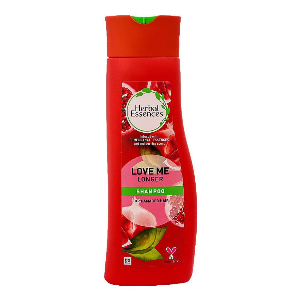 Herbal Essences Love Me Longer shampoo 400ml for damaged hair repair and smooth shine