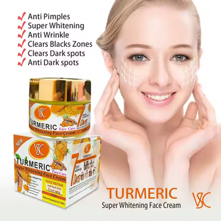 Veet Gold Turmeric Super Whitening Face Cream 50g – Brightening & Nourishing Daily Moisturizer