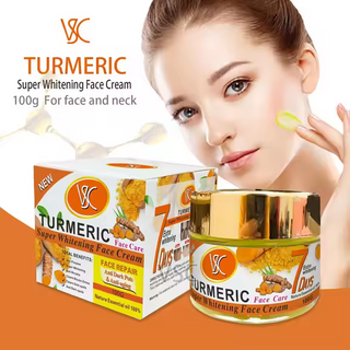 Veet Gold Turmeric Super Whitening Face Cream 50g – Brightening & Nourishing Daily Moisturizer