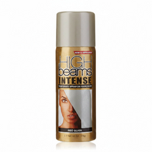 High beams intense 60 silver spray on hair color 2.7oz temporary silver hair dye spray for metallic shine and futuristic styling look