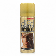 High beams intense 90 gold glitter spray on hair color 2.7oz temporary gold glitter hair spray for sparkling party styling look