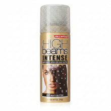 High beams intense 92 multi glitter spray on hair color 2.7oz temporary multi color glitter hair spray for sparkling festive styling look