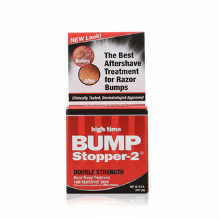 High Time Bump Stopper-2 Double Strength razor bump treatment for smoother post shave skin