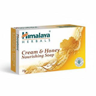 himalaya cream and honey nourishing soap moisturizing hydrating herbal bathing bar skincare