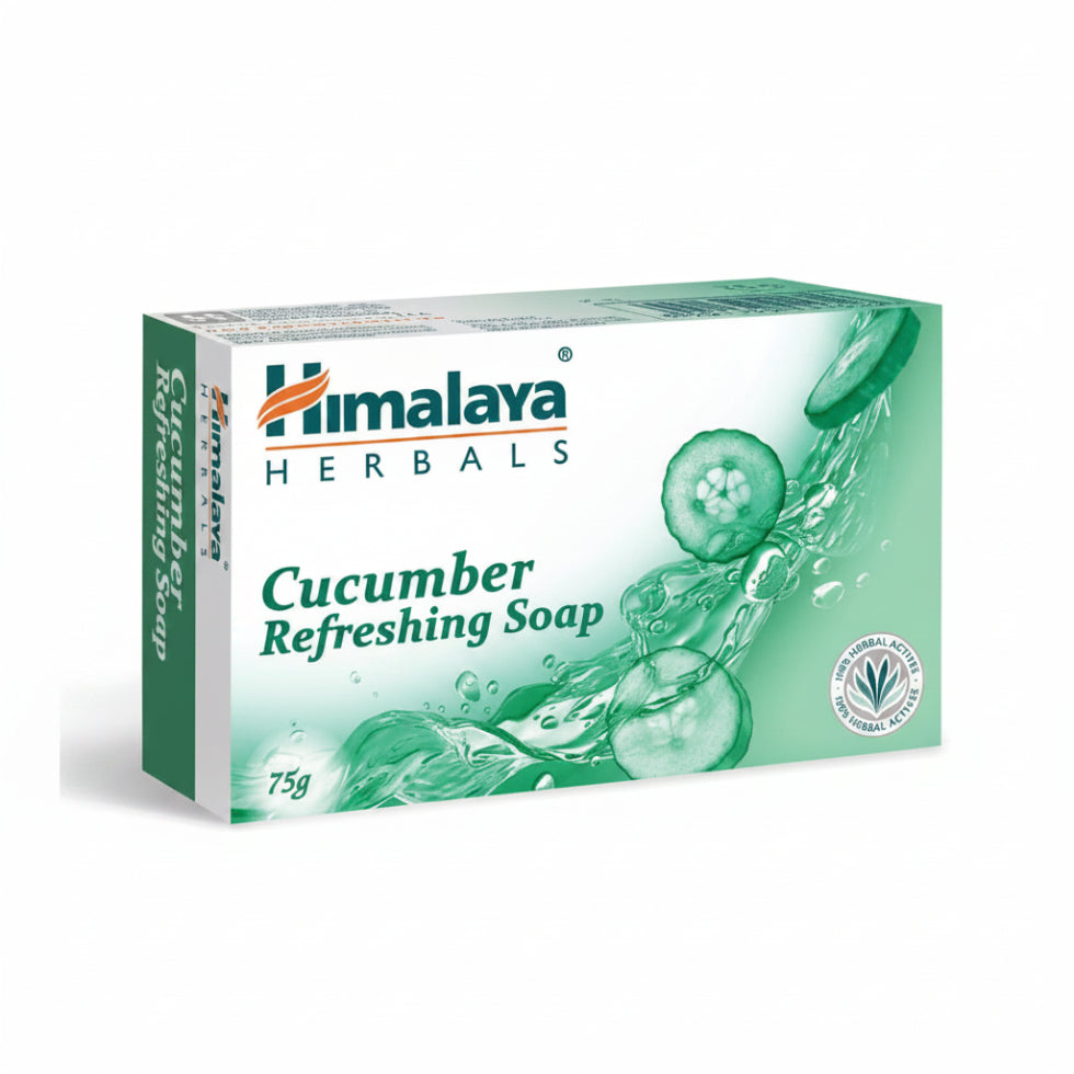 himalaya cucumber soap 75g moisturizing refreshing non drying bathing bar skincare