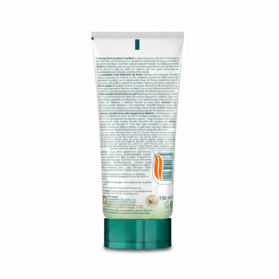 himalaya herbals neem face wash 150ml purifying turmeric gel cleanser acne oily skin care