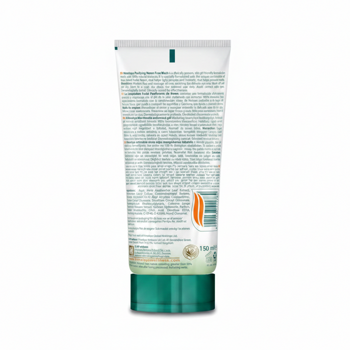 himalaya herbals neem face wash 150ml purifying turmeric gel cleanser acne oily skin care