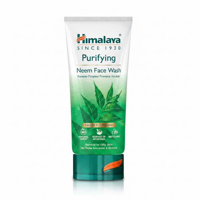 himalaya herbals neem face wash 150ml purifying turmeric gel cleanser acne oily skin care