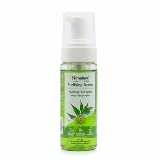 himalaya purifying neem foaming face wash 150ml acne oil control herbal cleanser foam