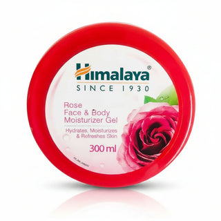 himalaya rose face and body moisturizer gel 300ml hydrating lightweight skin gel cream