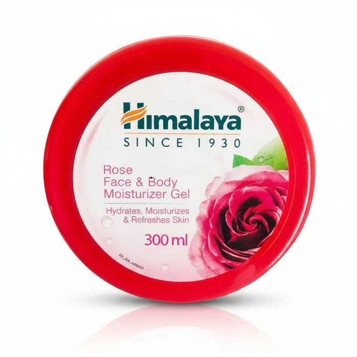 Himalaya Rose Face & Body Moisturizer Gel 300ml | Hydrating Skin Gel Lotion