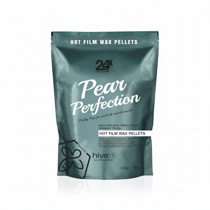 Hive 24K Pear Perfection Hot Film Wax Pellets 500g | Strip-Free Wax