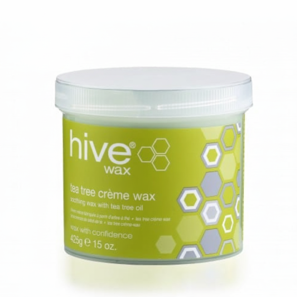 Hive tea tree crème wax 425g low temperature antiseptic strip wax for smooth professional hair removal