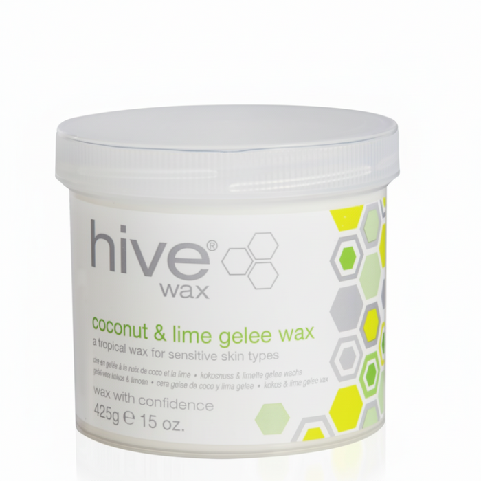 Hive Wax Coconut & Lime Gelee Wax 425g | Low-Heat Wax for Sensitive Skin