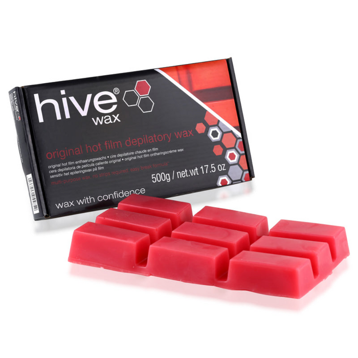 Hive Wax Original Hot Film Wax 500g | Strip-Free Wax for Strong Hair Removal