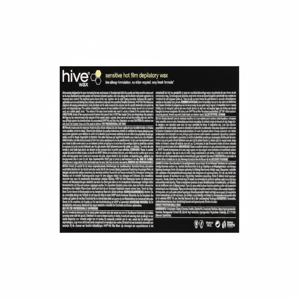 Hive wax sensitive hot film depilatory wax 500g gentle strip free wax for smooth professional hair removal