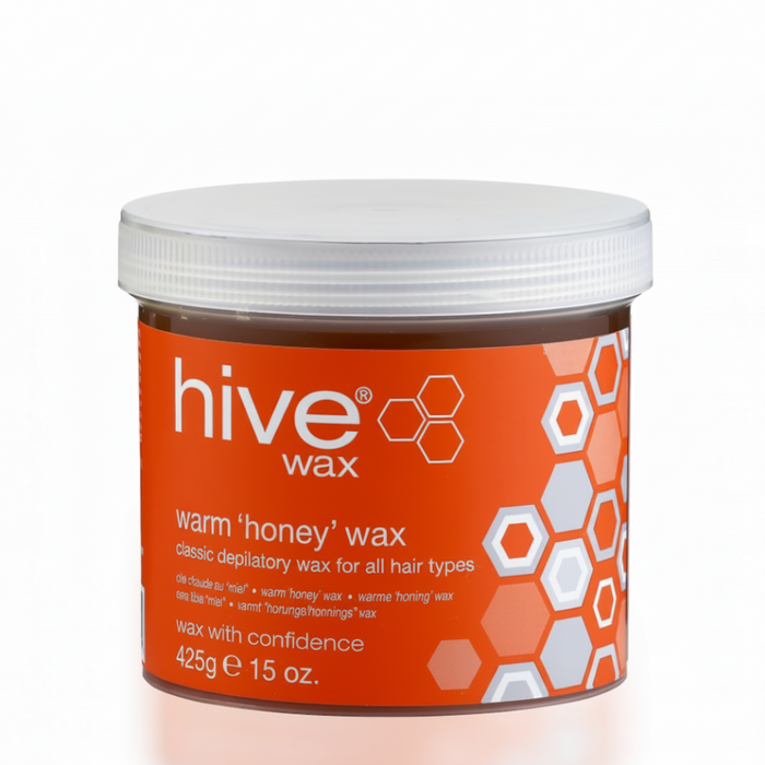 Hive Wax Warm Honey Wax 425g | Salon-Quality Strip Wax for Smooth Hair Removal