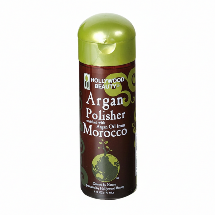Hollywood Beauty Argan Polisher 177ml | Frizz Control & High Shine Hair Serum