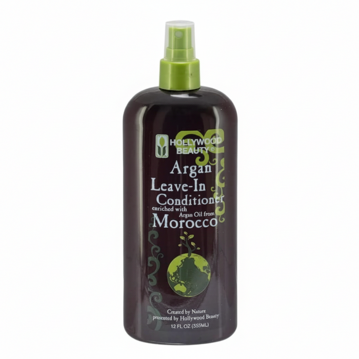 Hollywood Beauty Argan Leave-In Conditioner 355ml | Morocco Oil Hydration