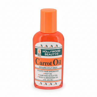 Carrot oil hair treatment for repairing split ends reducing breakage and healthy shiny hair