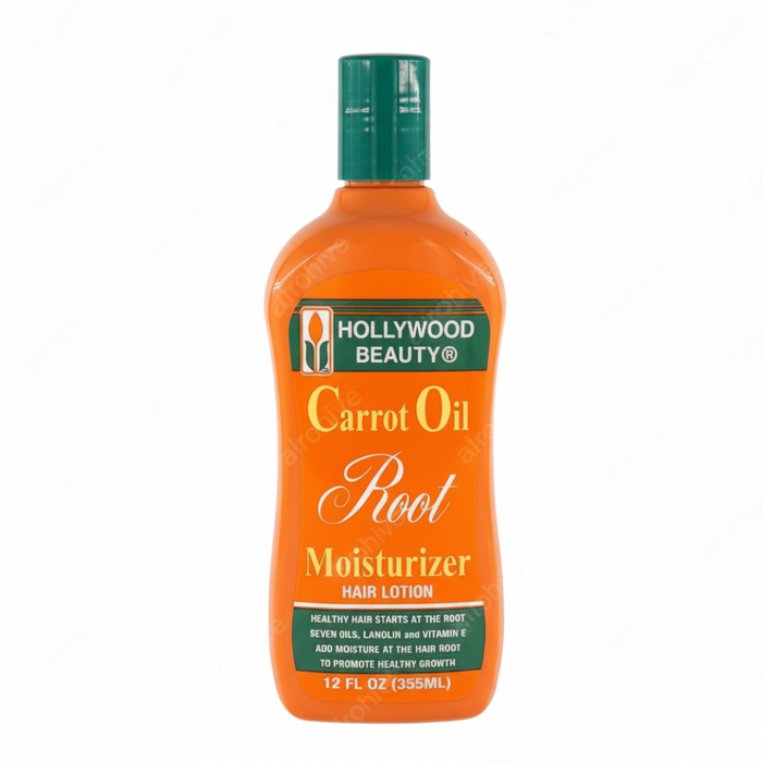 Carrot oil root moisturizer hair lotion for hydrating scalp strengthening and healthy hair growth
