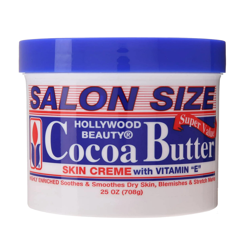 Hollywood Beauty cocoa butter skin cream with vitamin E for deep moisturizing soft smooth skin