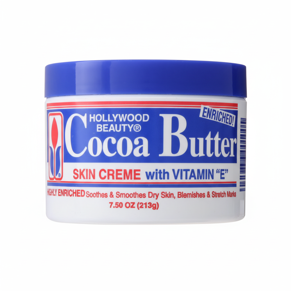 hollywood beauty cocoa butter skin creme with vitamin e deep moisture care for soft smooth hydrated skin