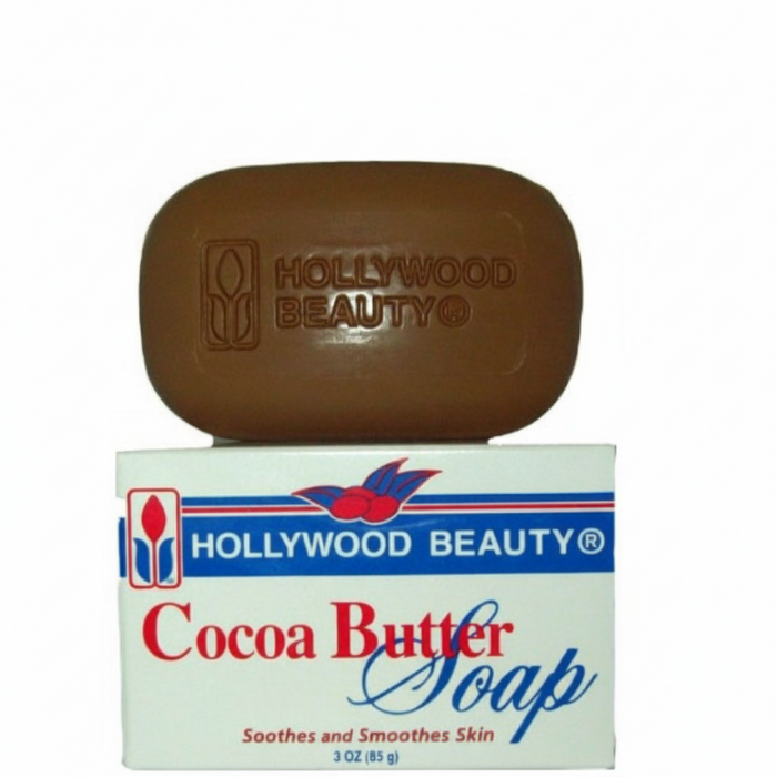 Hollywood Beauty Cocoa Butter Soap 85g | Moisturizing Cleansing Bar for Soft Skin