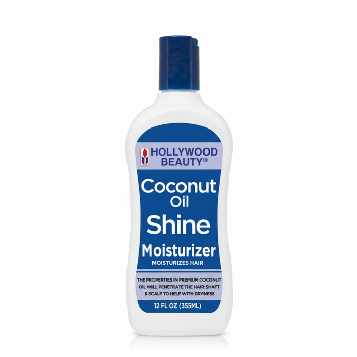 Coconut oil shine moisturizer for hydrating hair adding shine and reducing frizz