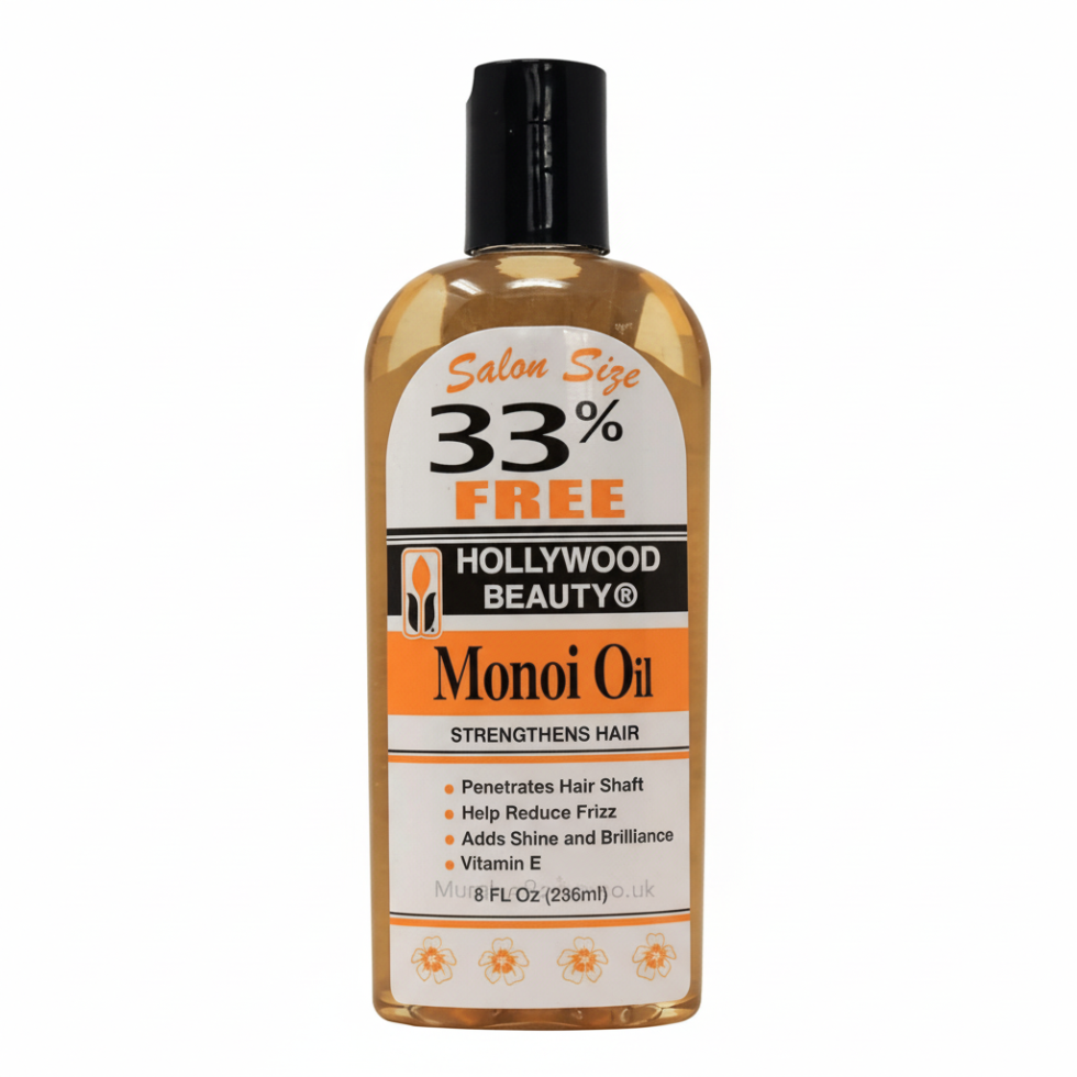 Monoi oil hair and scalp treatment for nourishing strengthening and adding shine to healthy hair