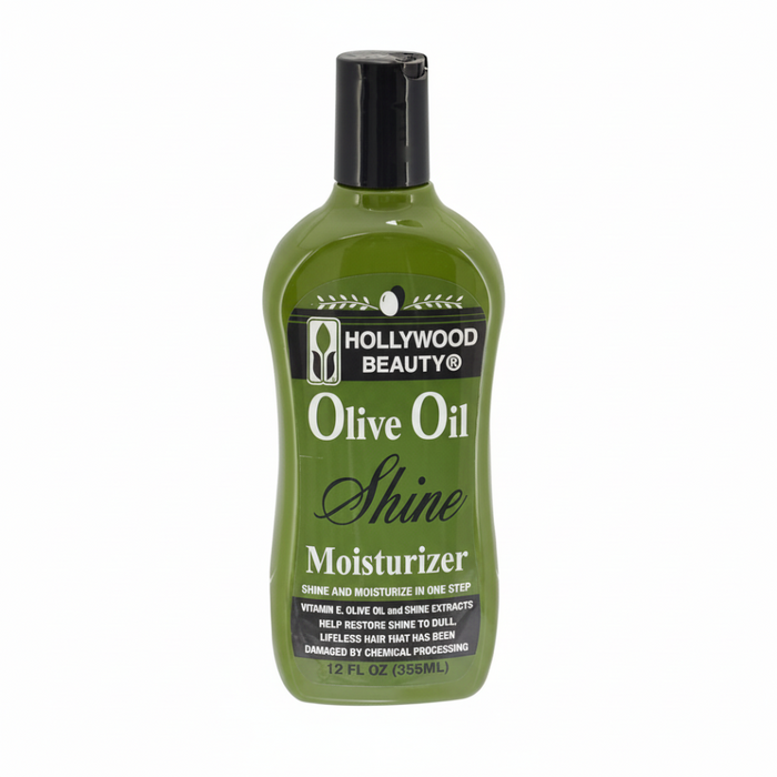 Olive oil shine moisturizer for hydrating smoothing and adding shine to healthy hair