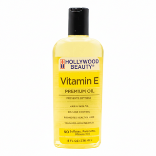 Hollywood beauty vitamin e premium oil 236ml hair skin scalp moisturizing nourishing treatment oil
