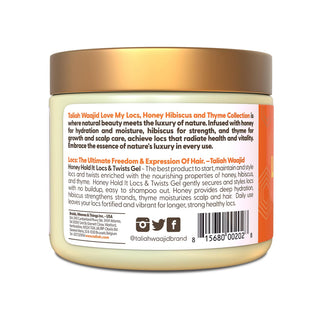 Taliah waajid honey hold it locs twist gel strong hold styling frizz control shine