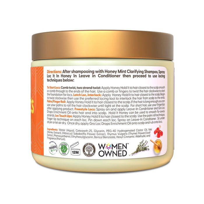 Taliah waajid honey hold it locs twist gel strong hold styling frizz control shine
