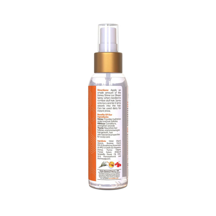 Taliah Waajid Love My Locs Honey Shine Loc Sheen 4oz | Glossy Hydrated Locs