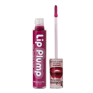 absolute new york lip plump semi opaque gloss hydrating plumping shine fuller glossy lips