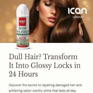 ican london daily hair treatment smooths frizz adds shine soft manageable healthy hair