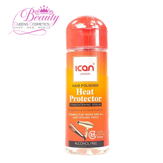 ICAN London Hair Polisher Heat Protector Straightening Serum 207ml | Shield & Shine