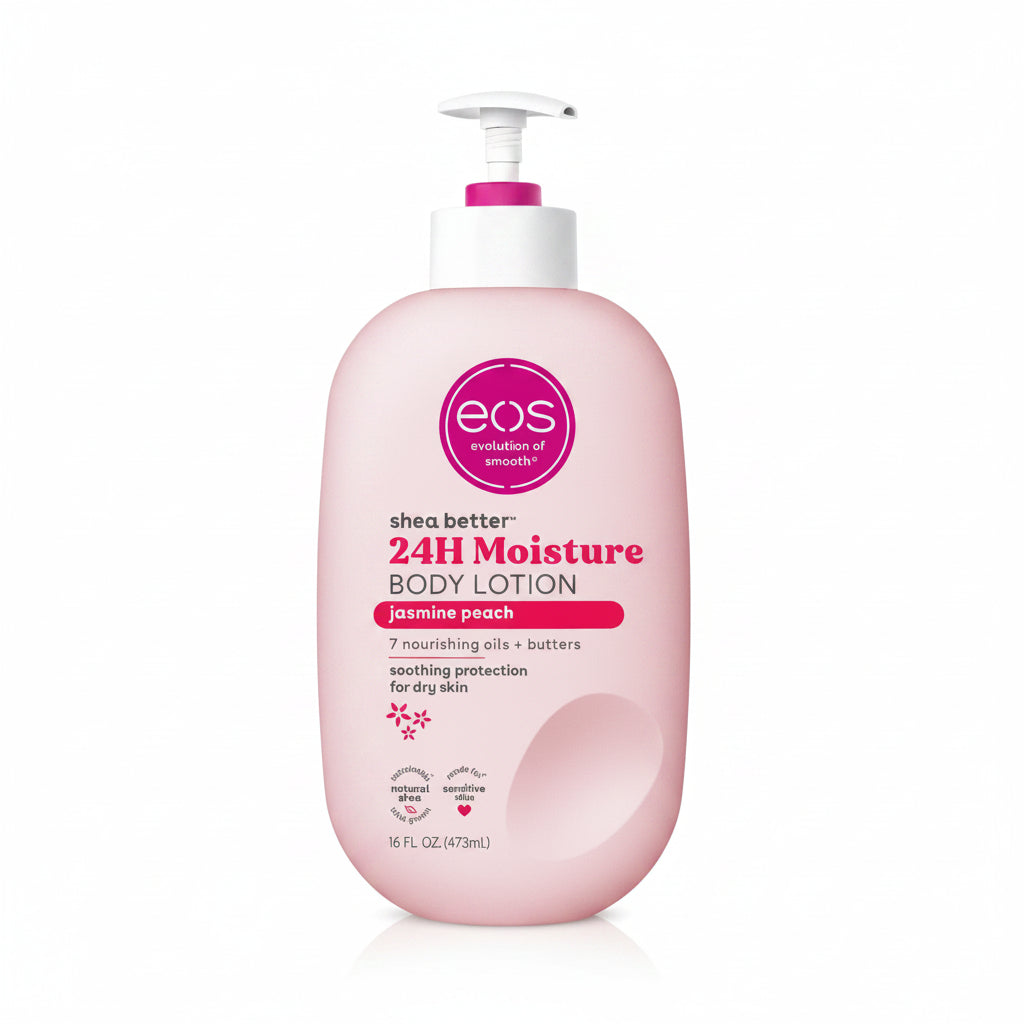 Eos Jasmine Peach Body Lotion 473ml | Hydrating Body Cream
