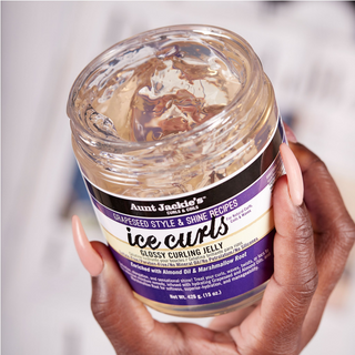 Aunt Jackie’s Ice Curls Glossy Curling Jelly – 15oz Shine & Definition