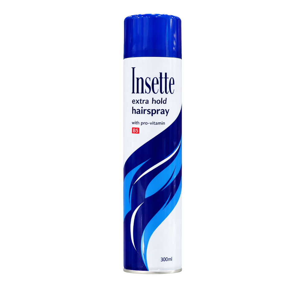 insette extra hold hairspray 300ml strong hold long lasting styling spray for frizz control